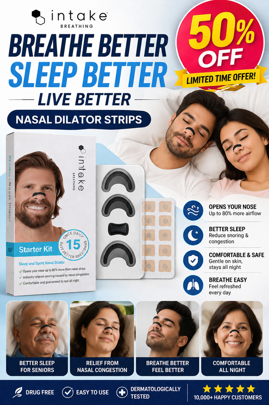 Breathing Nasal Strip Starter Kit